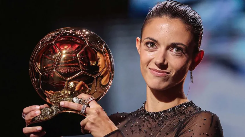 AITANA BONMATI GANÓ EL BALÓN DE ORO FEMENINO 2023