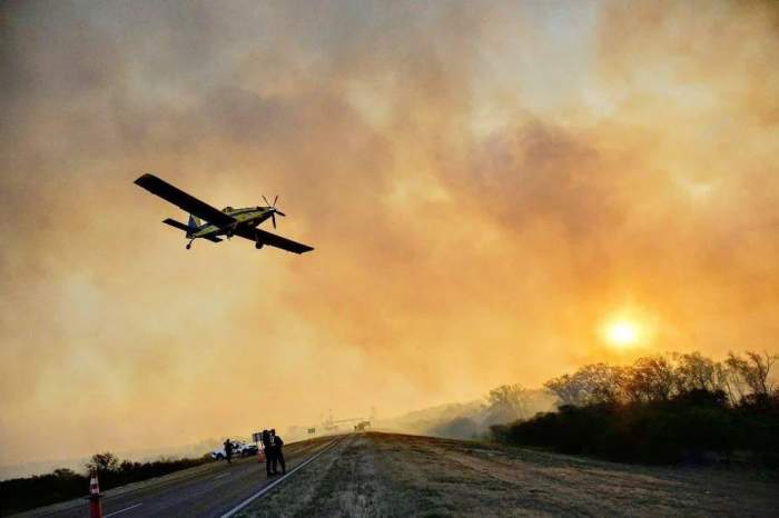 INCENDIOS EN CÓRDOBA: LAS LLAMAS AFECTAN UNA ZONA DE SIERRAS