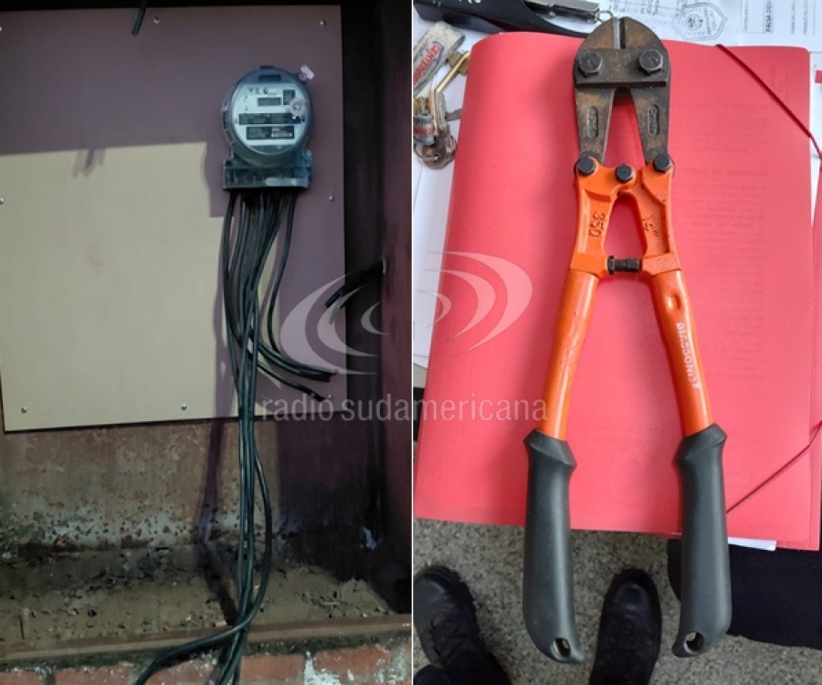 DETUVIERON A UN HOMBRE POR ROBAR CABLES DE UN TENDIDO ELÉCTRICO