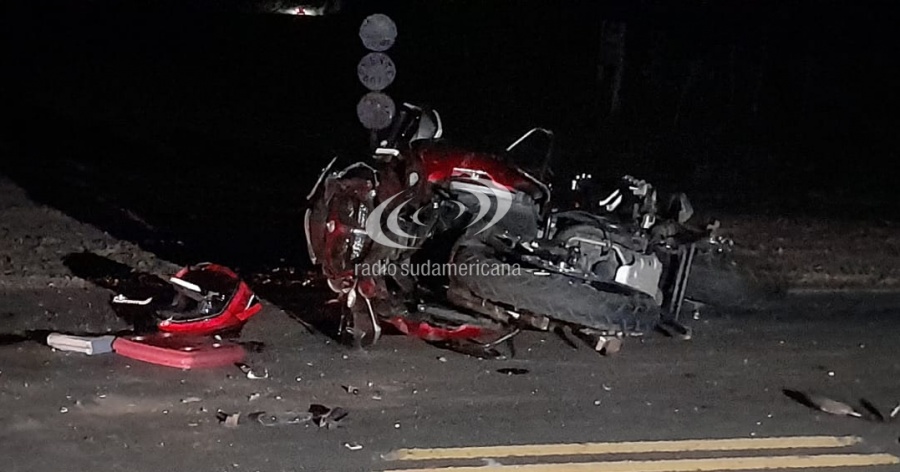 JUAN PUJOL: MURIÓ UN MOTOCICLISTA TRAS CHOCAR CONTRA UN VEHÍCULO