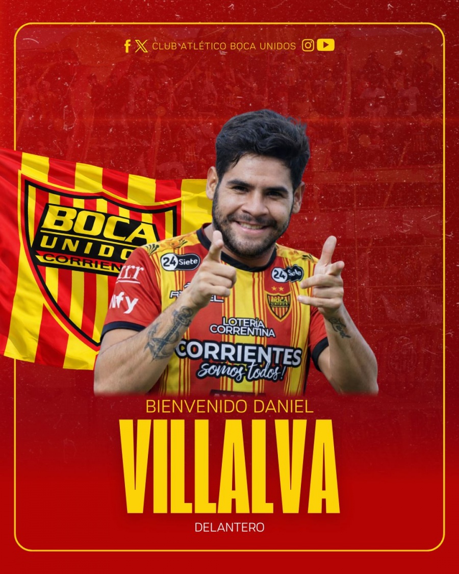EL EX RIVER “KEKO” VILLALVA ES EL NUEVO JUGADOR DE BOCA UNIDOS