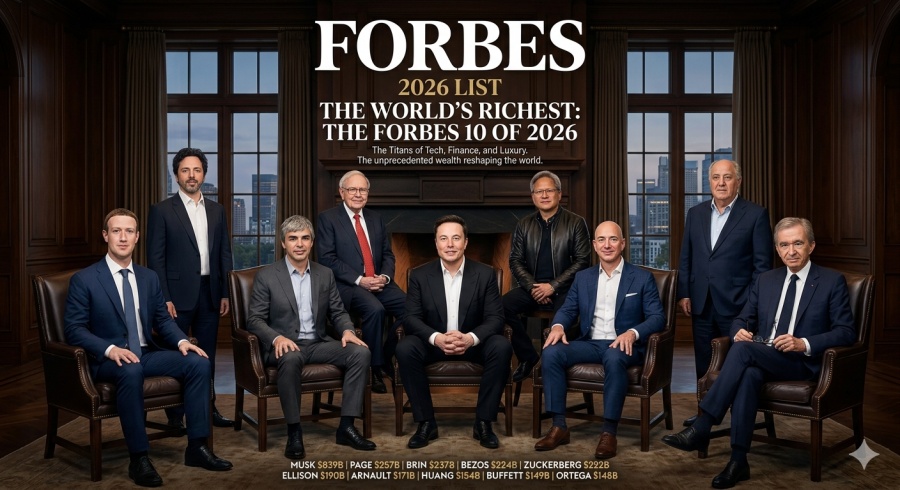 FORBES 2026: QUIÉNES SON LAS PERSONAS MÁS RICAS DEL MUNDO
