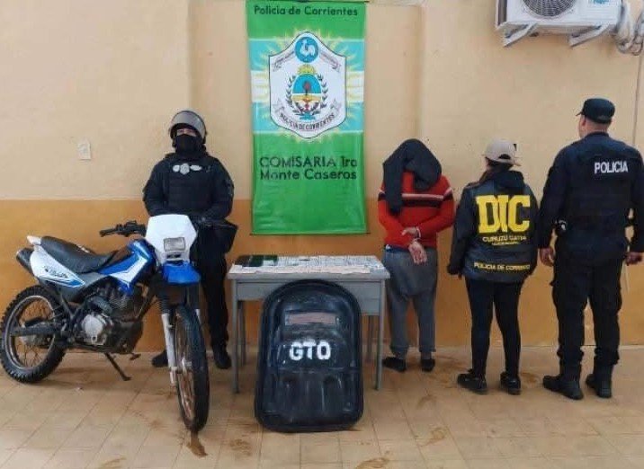 MONTE CASEROS: CAYÓ UN DEALER Y SECUESTRARON MÁS DE $5 MILLONES EN DROGA